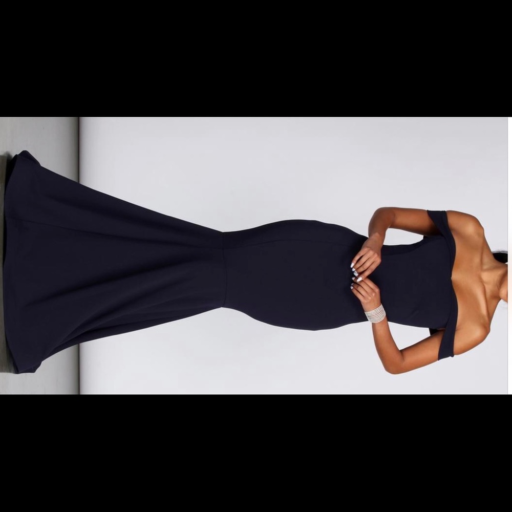 Formal Navy Blue Dress